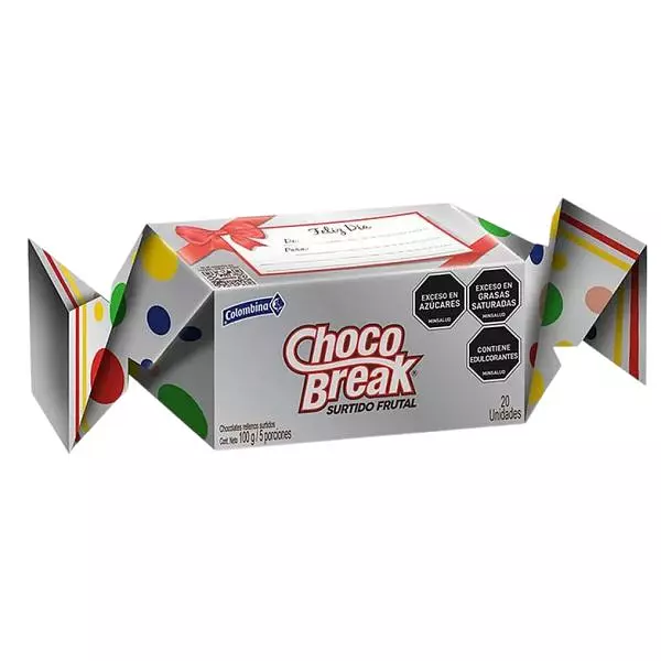 Moño Chocobreak Frutal X 100g