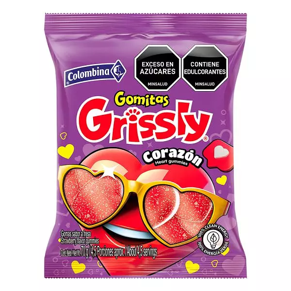 Gomas Grissly Corazón X 70g