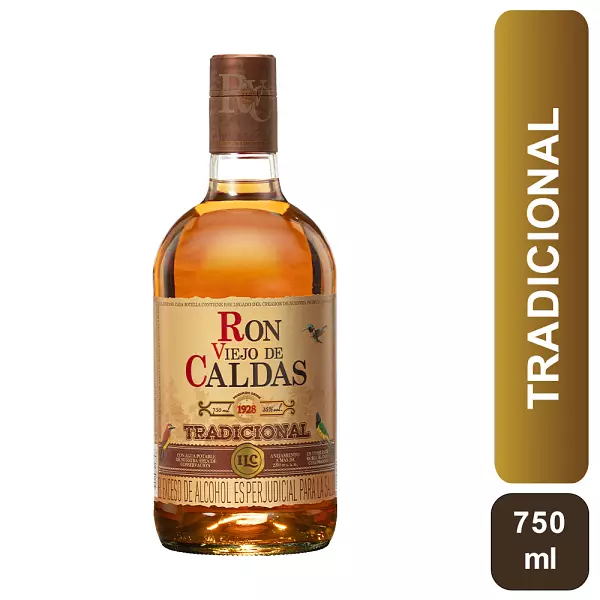 Ron Viejo De Caldas Tradicional X 750ml