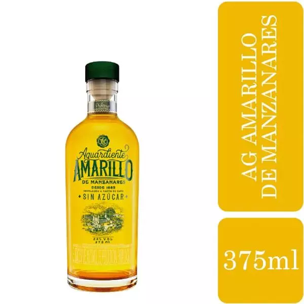 Aguardiente Amarillo De Manzanares X 375ml