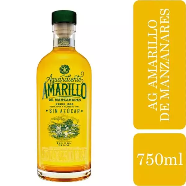 Aguardiente Amarillo De Manzanares X 750ml