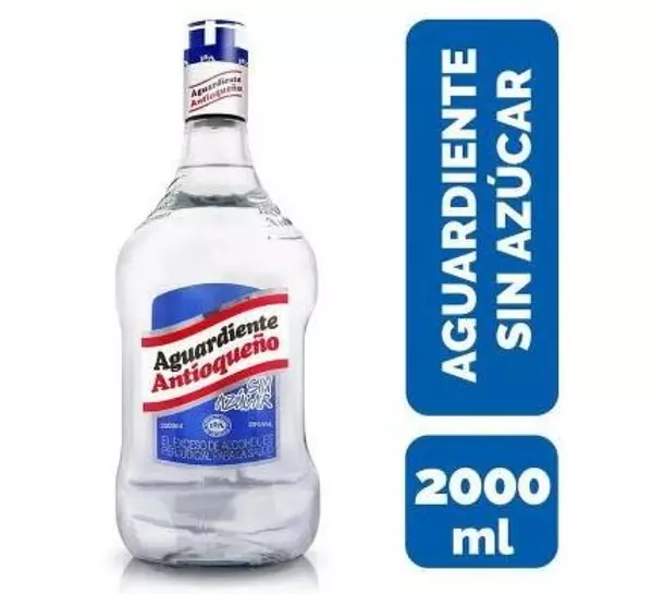 Aguardiente Antioqueño Sin Azúcar X 2000ml