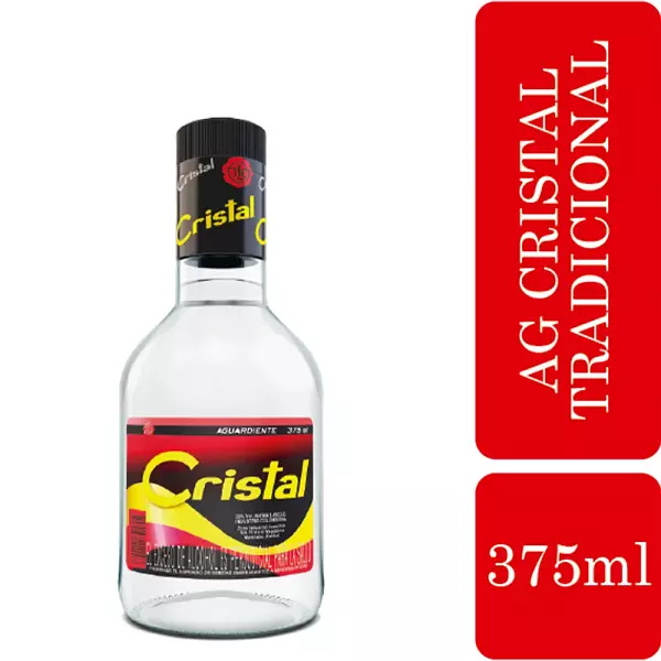 Aguardiente Cristal Tradicional X 375ml