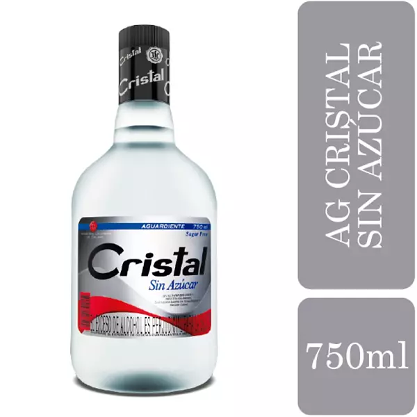 Aguardiente Cristal Sin Azúcar X 750ml