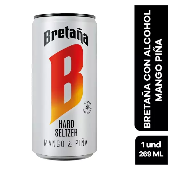 Bretaña Con Alcohol Mango Y Piña X 269ml