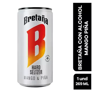 Bretaña Con Alcohol Piña Colada X 269ml