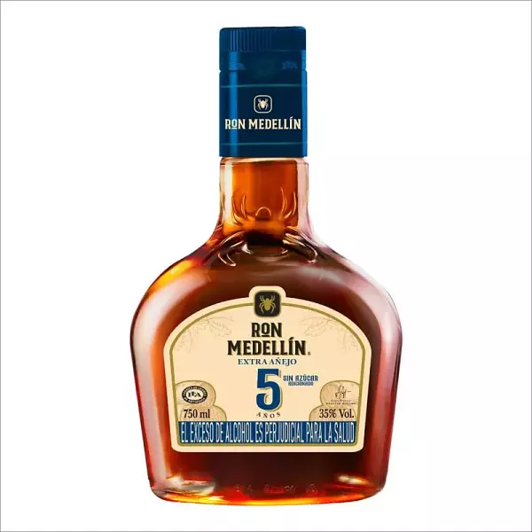 Ron Medellín Extra Añejo 5 Años Sin Azúcar X 750ml