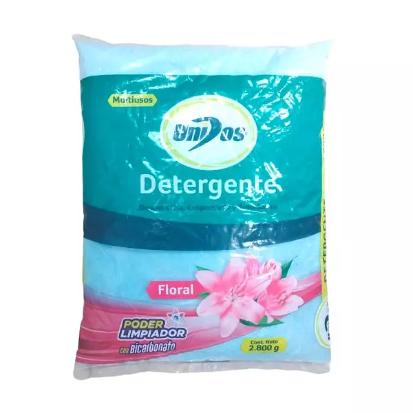 Detergente Unidos Floral Con Bicarbonato X 2800gr