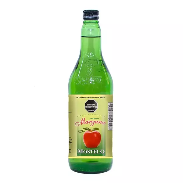 Bebida Gasificada Mostelo Manzana X 750ml