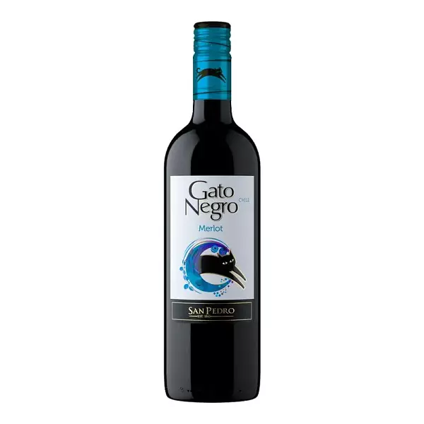 Vino Tinto Gato Negro Merlot X 750ml