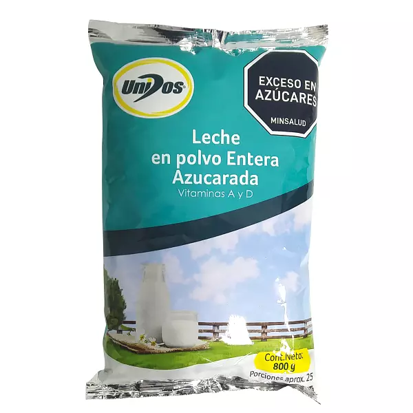 Leche En Polvo Unidos Azucarada X 800gr