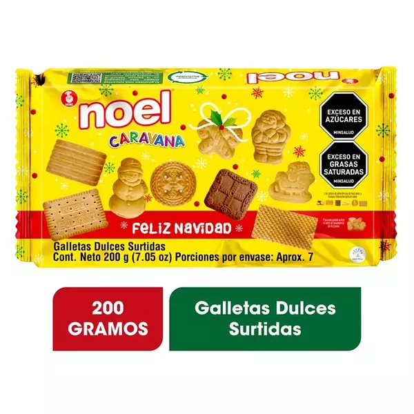 Galletas Navidad Noel Caravana X 200gr