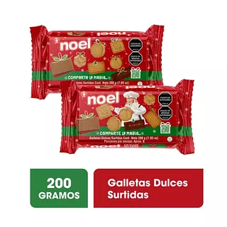 Galleta Navidad Noel Plegadiza X 200gr