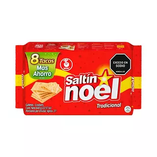 Galletas Saltín Noel 8 Tacos 640gr