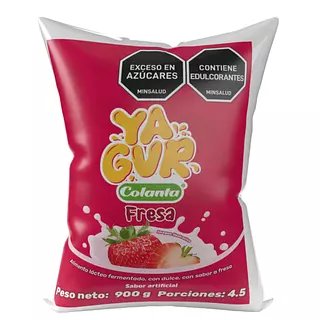 Yagur Colanta Fresa X 900g