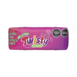 Gelatina Colanta Twisty Surtido X 120g 4 Unidades