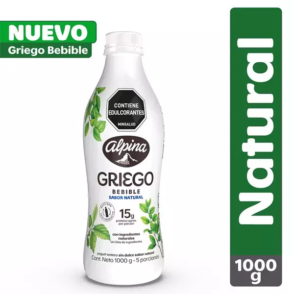 Griego Alpina Bebible Natural X 1000g