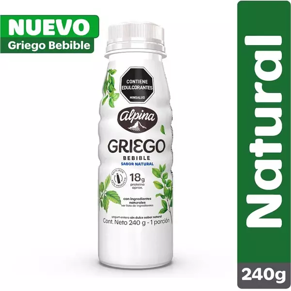 Griego Alpina Bebible Natural X 240g