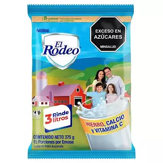 Leche En Polvo El Rodeo Azucarada X 375gr