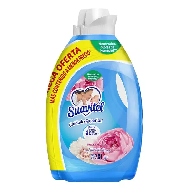 Suavizante Suavitel Fresca Primavera X 2800ml 2 Unidades