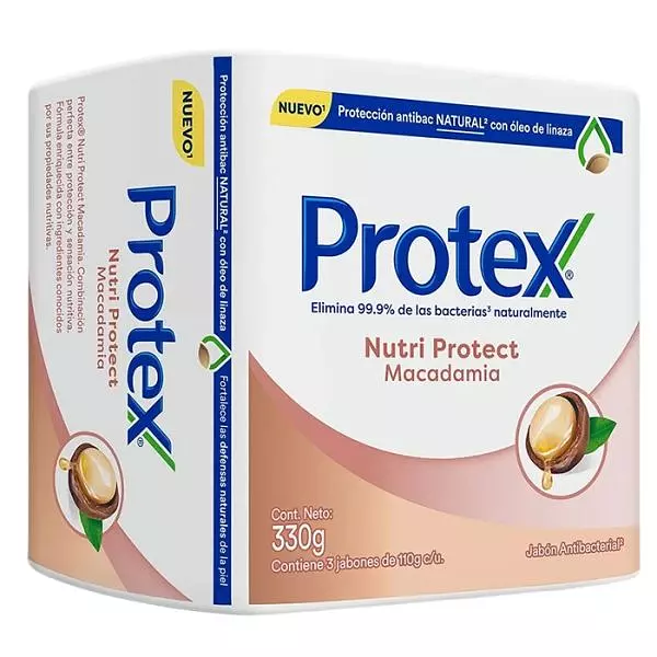 Jabón Protex Macadamia X 110g 3 Unidades