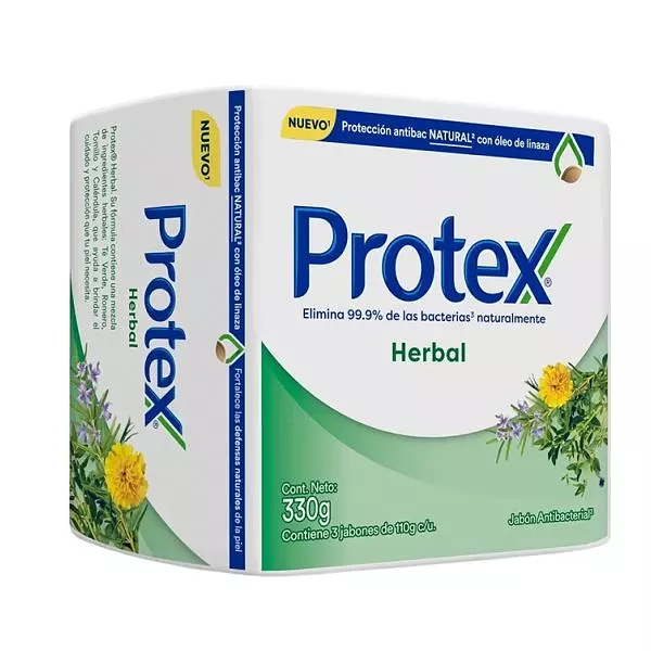 Jabón Protex Herbal X 110gr 3 Unidades