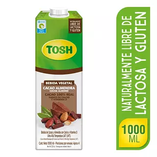 Bebida Tosh Cacao Almendra X 1000ml