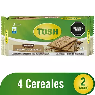 Galleta Tosh Fusion Cereales 2 Tacos