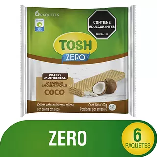 Galleta Tosh Wafer Coco X 6 Paquetes