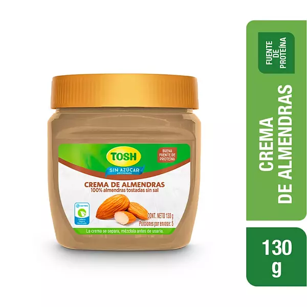 Crema De Almendras Tosh Tarro X 130g