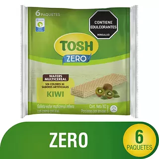 Galleta Tosh Wafer Kiwi 6 Unidades