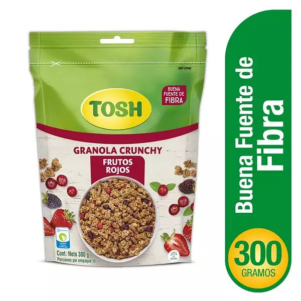 Granola Tosh Frutos Rojos X 300gr