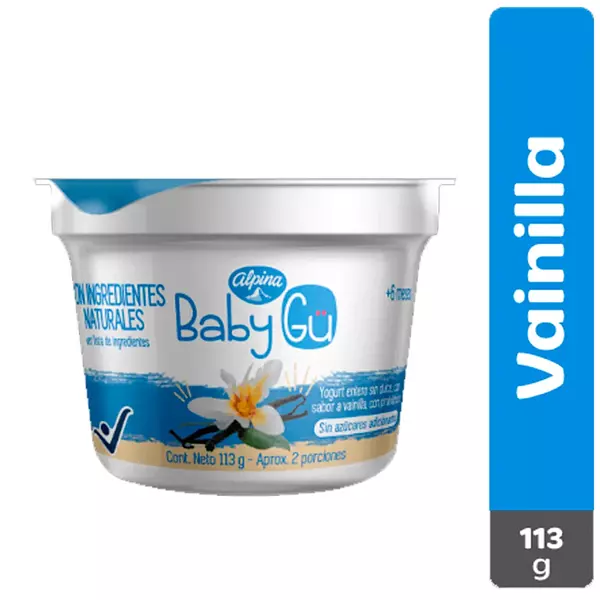 Yogurt Alpina Baby Gü Vainilla X 113g