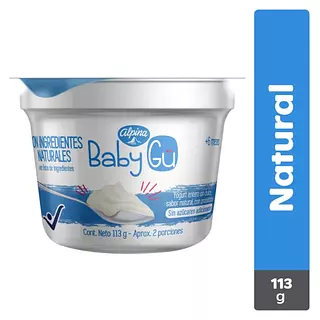 Yogurt Alpina Baby Gü Natural X 113g