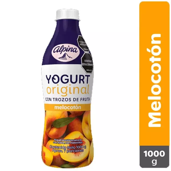 Yogurt Alpina Original Melocotón X 1000g