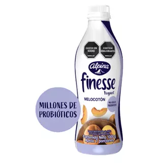Yogurt Alpina Finesse Melocotón X 1000g