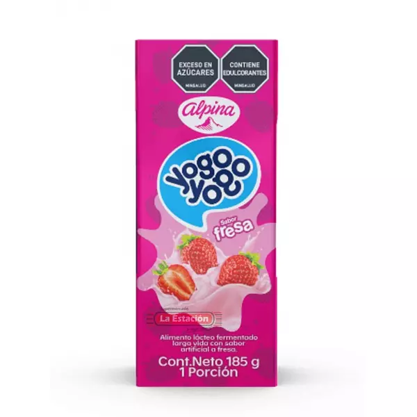 Bebida Láctea Yogo Yogo Fresa Caja X 185g