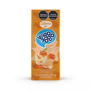 Bebida Láctea Yogo Yogo Melocotón Caja X 185g