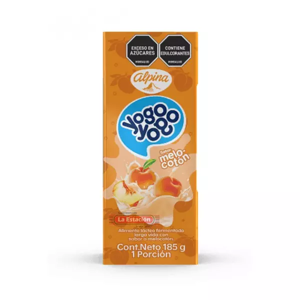 Bebida Láctea Yogo Yogo Melocotón Caja X 185g