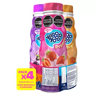 Alimento Lácteo Yogo Yogo Premio X 150g 4 Unidades