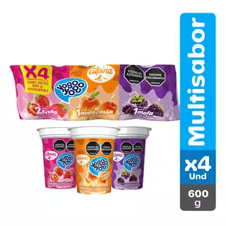 Alimento Lácteo Yogo Yogo X 150g 4 Unidades
