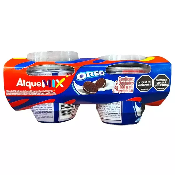 Alimento Lácteo Alquemix Oreo X 100g 2 Unidades