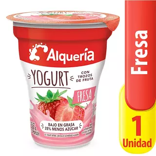 Yogurt Alquería Fresa X 150g