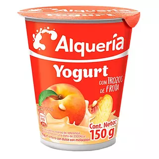 Yogurt Alquería Melocotón X 150g