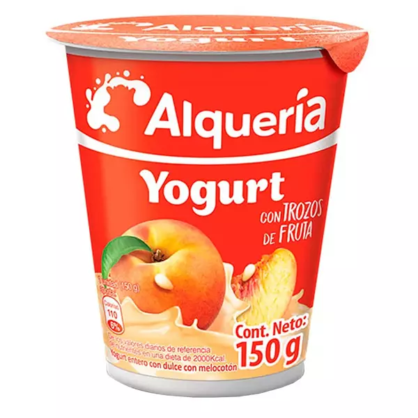 Yogurt Alquería Melocotón X 150g