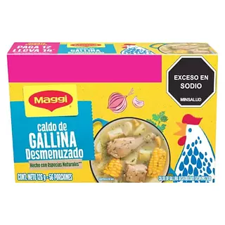 Caldo Maggi Desmenuzado Gallina X 12 Unidades
