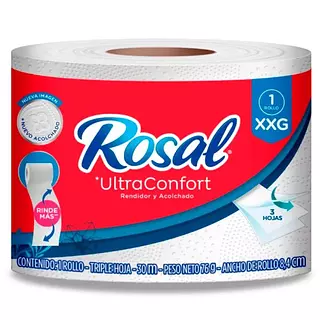Papel Higiénico Rosal Xxg X 1 Rollo