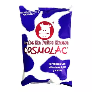 Leche En Polvo Cosmolac Entera X 900g