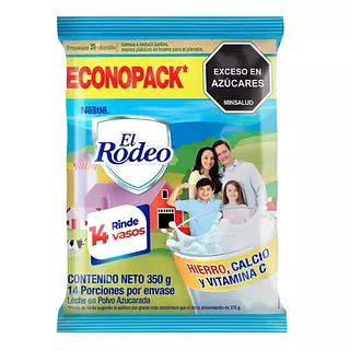 Leche En Polvo El Rodeo Econopack X 350g