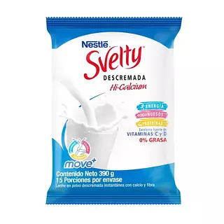 Leche En Polvo Svelty Descremada X 390g